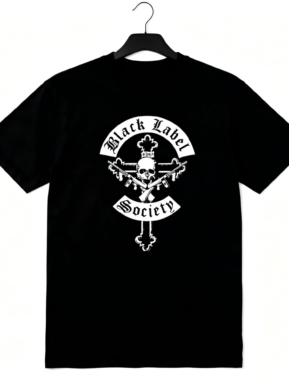 Black Label Society T Shirt Crucifix Los Angeles Heavy Metal Band Graphic